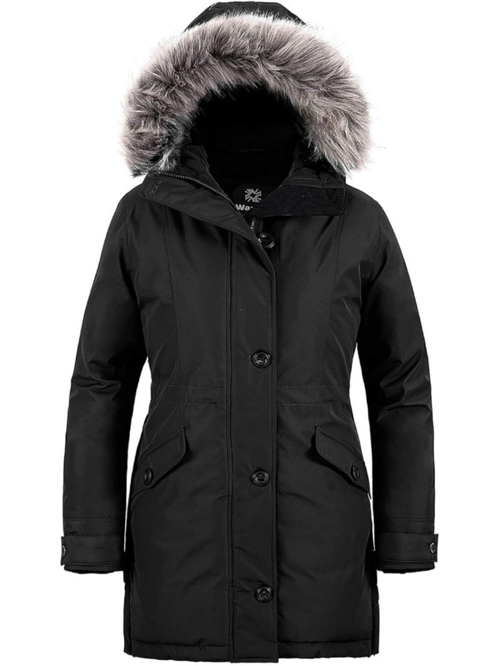 Cozy Women's Winter Puffer Jacket - Long Warm Parka for Cold Weather Fashion